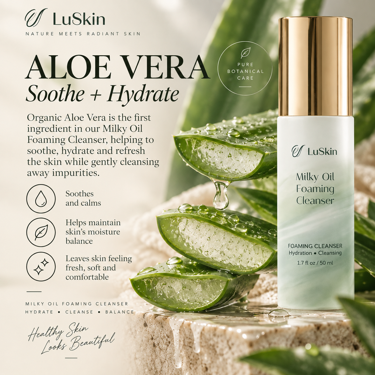 Milky Oil Foaming Cleanser